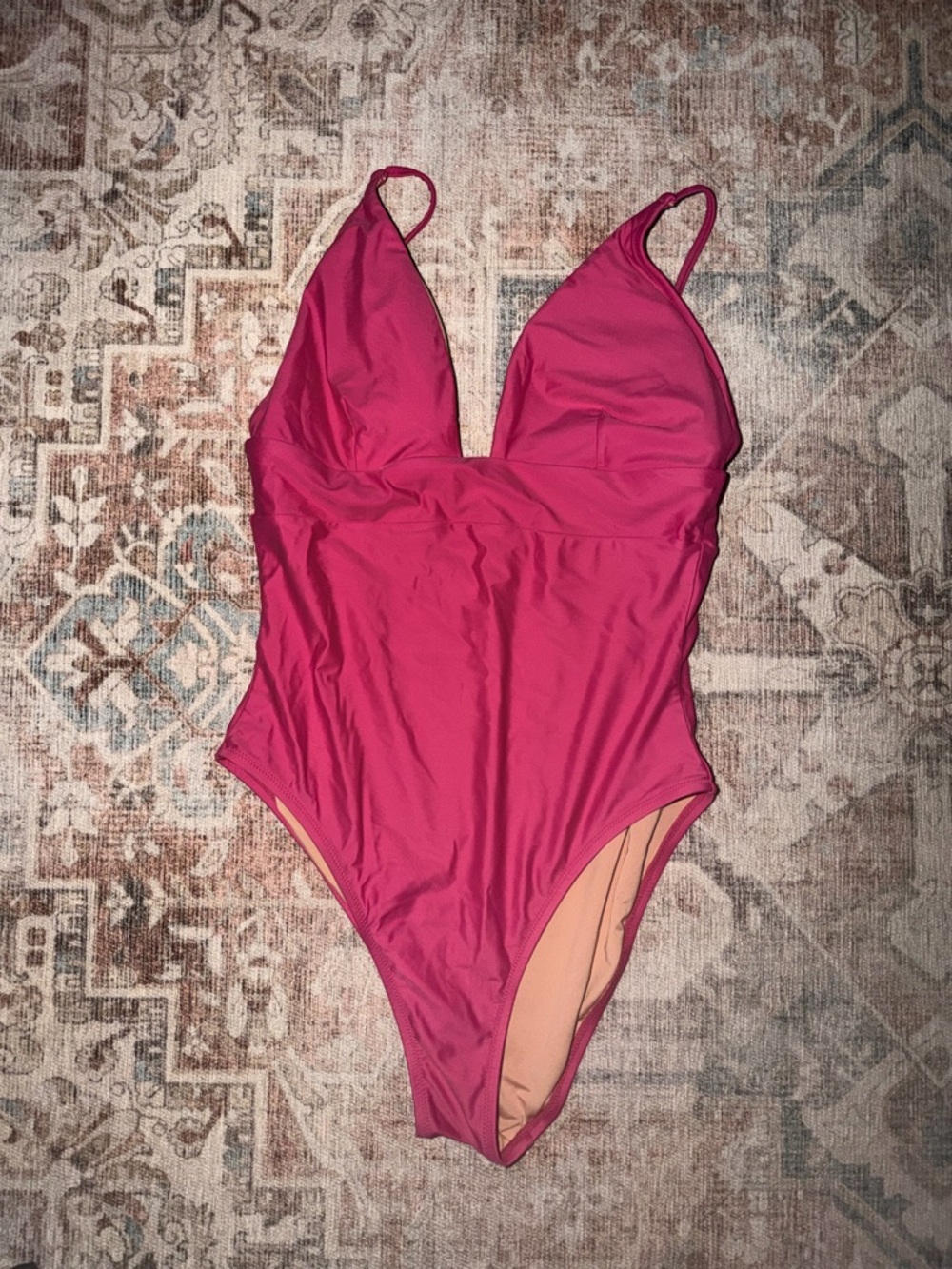 Hot Pink One-Piece Swimsuit